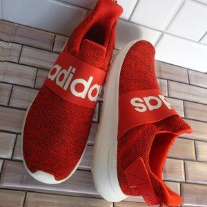 SIZE 9.5. Adidas Cloudfoam Lite Racer Adapt Red Sneakers shoes.